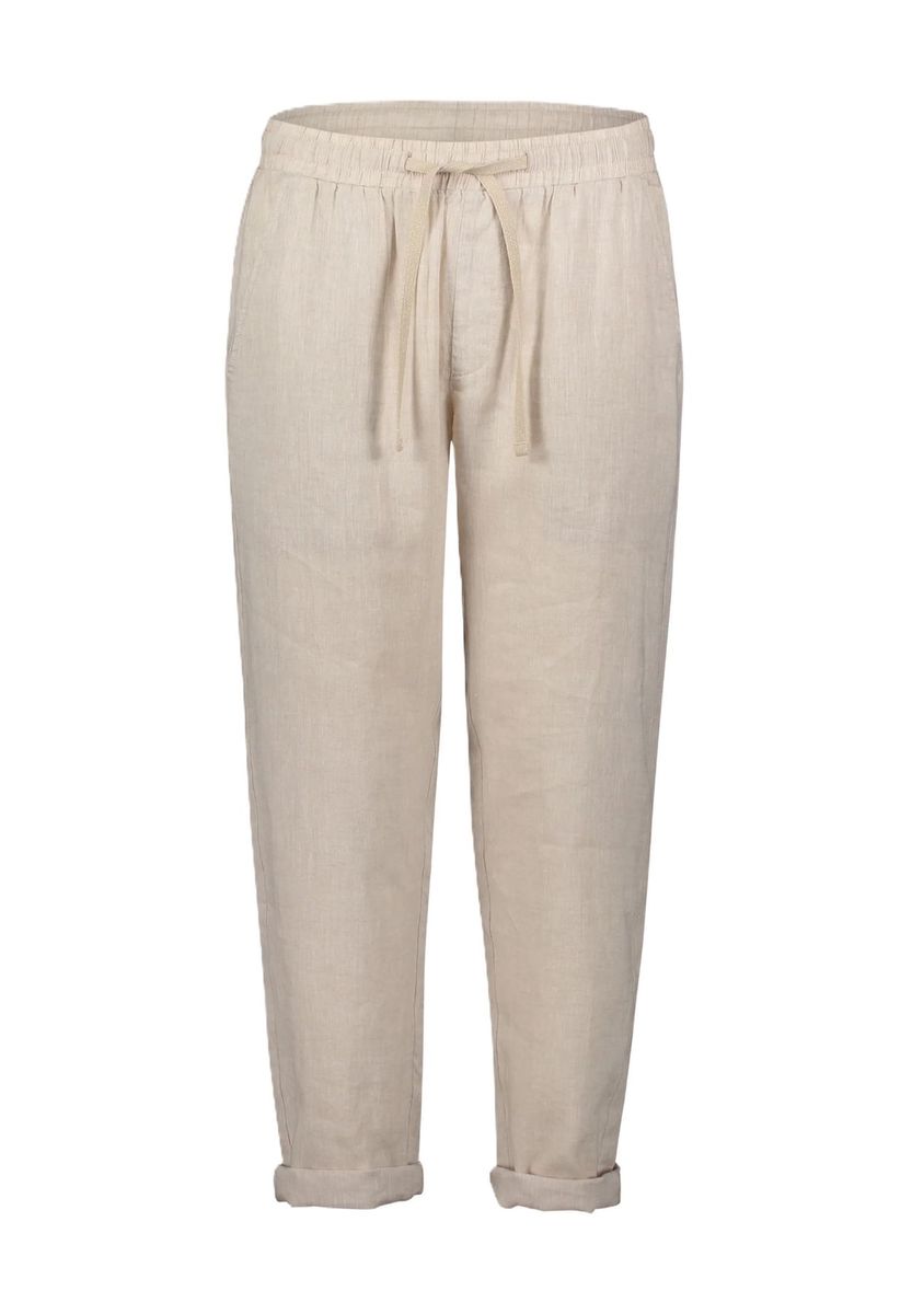 Lässige Leinenhose mit Kordelzug