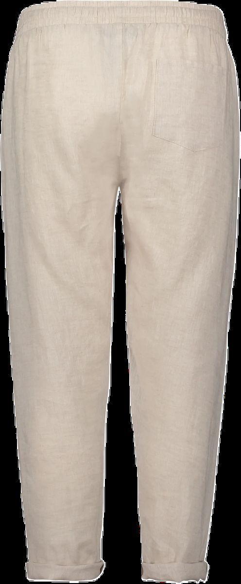 Lässige Leinenhose mit Kordelzug