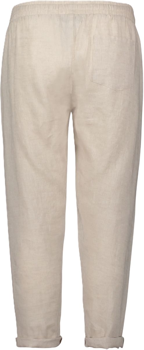 Lässige Leinenhose mit Kordelzug
