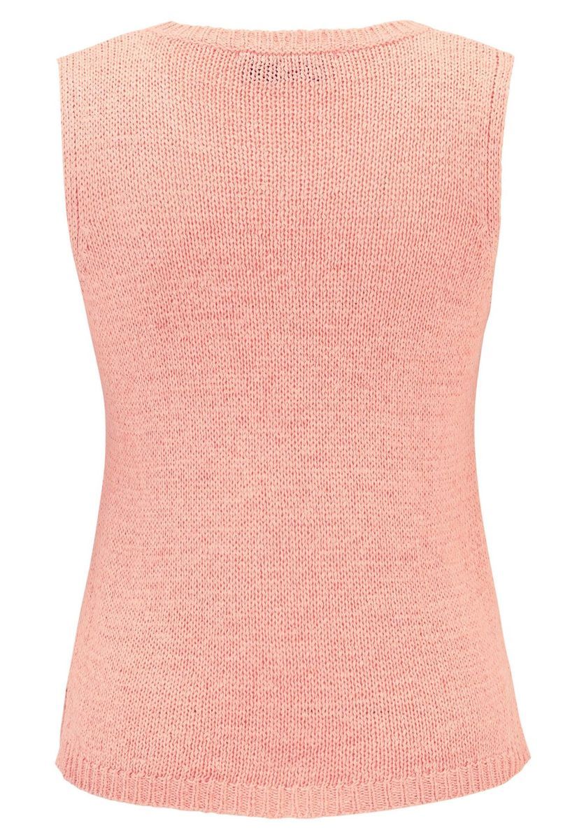 Lässiges Strick-Top ohne Ärmel