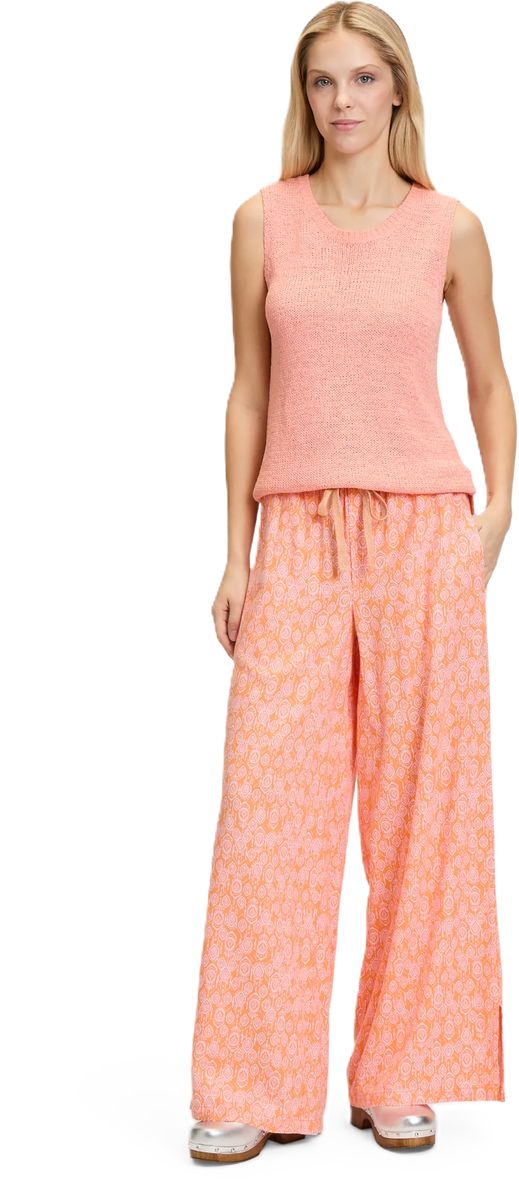CARTOON Pullunder, Rundhals, für Damen, orange, 34