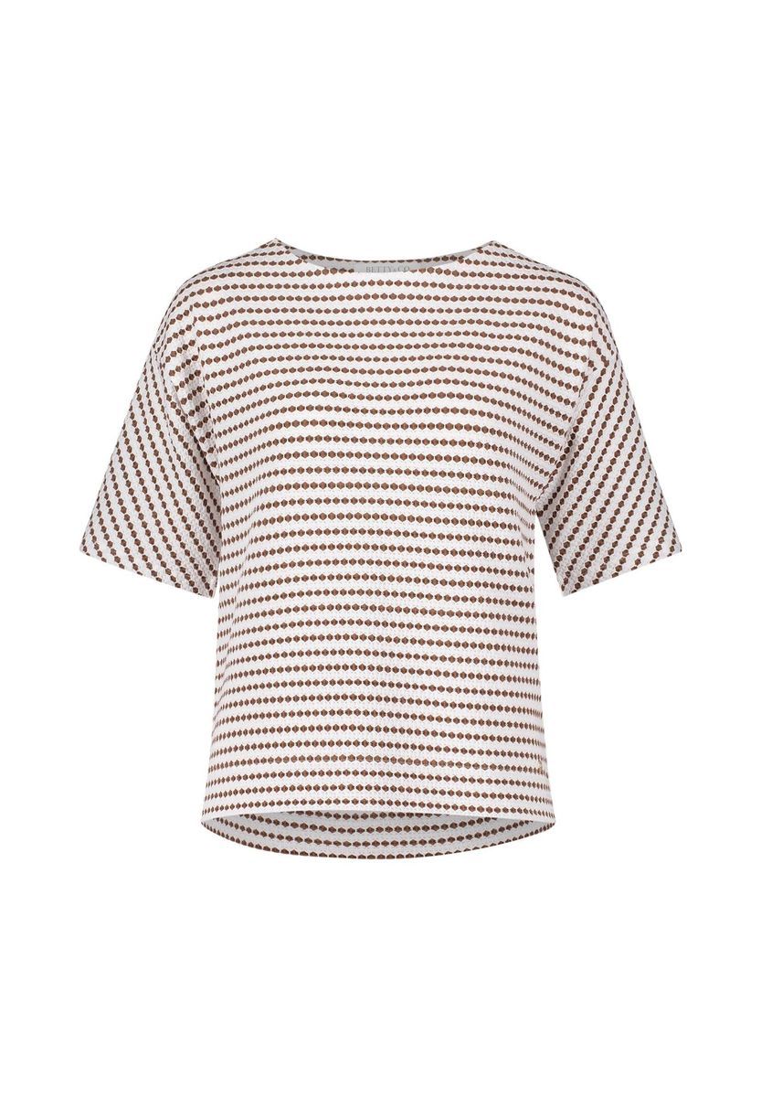 Locker geschnittenes Kurzarm-T-Shirt