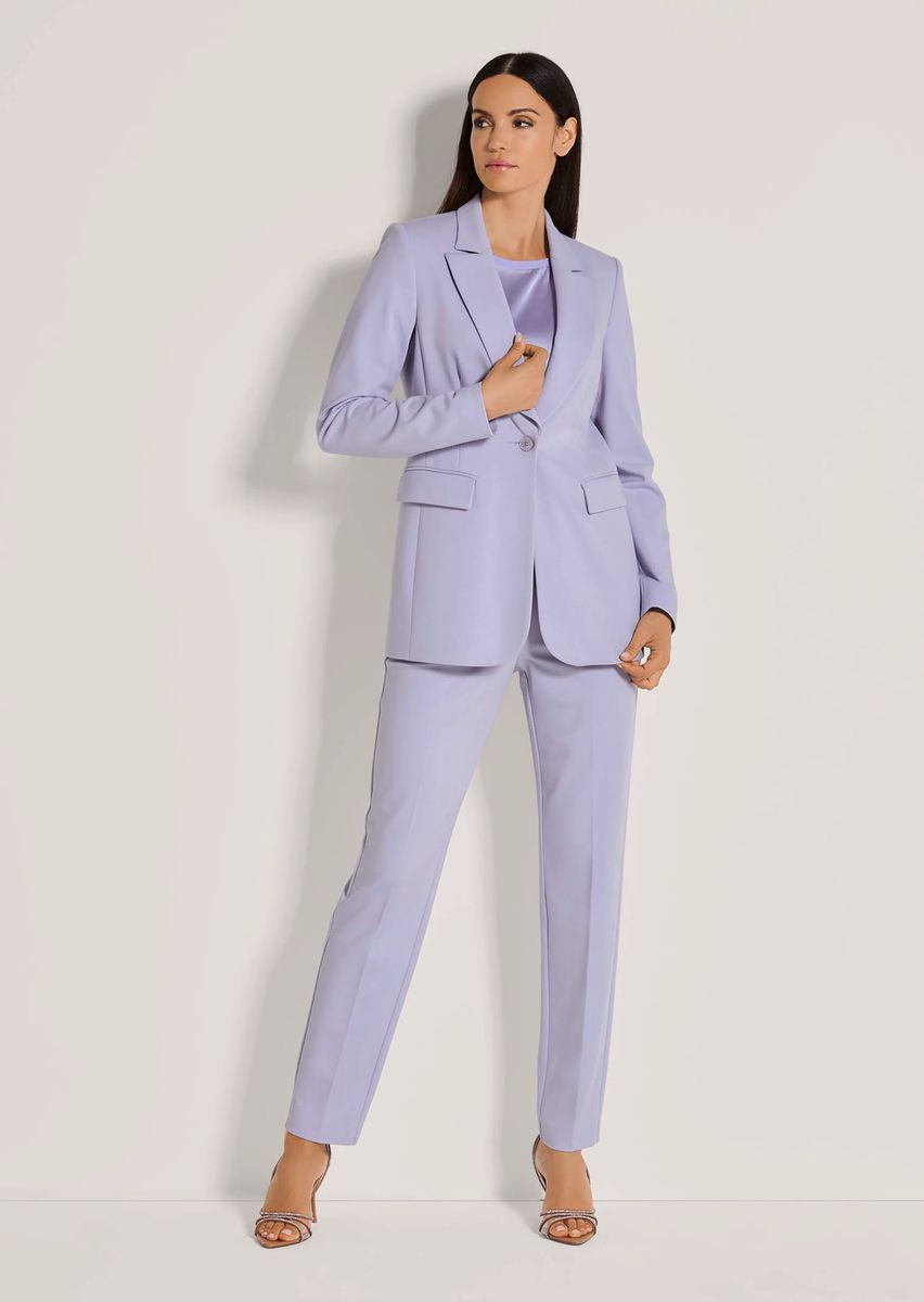 Taillierter Jersey-Blazer in Longform