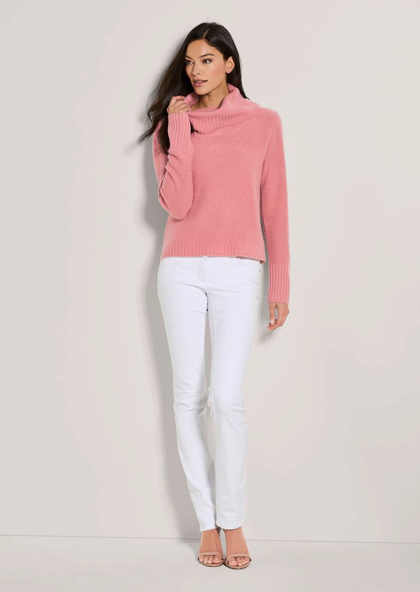 Eleganter Kaschmirpullover mit Rollkragen