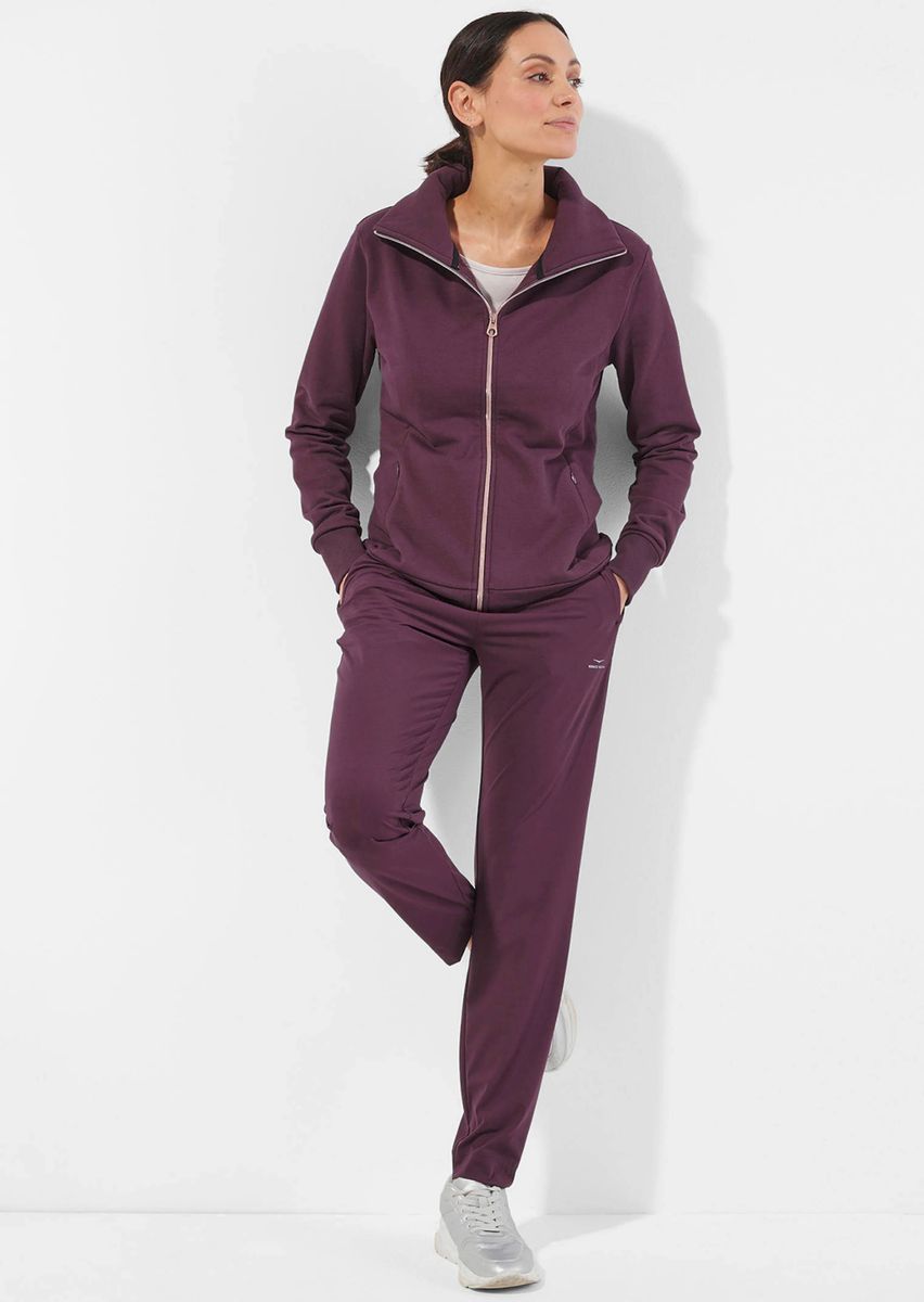 Weiche Zip-Jacke mit Fleece-Futter