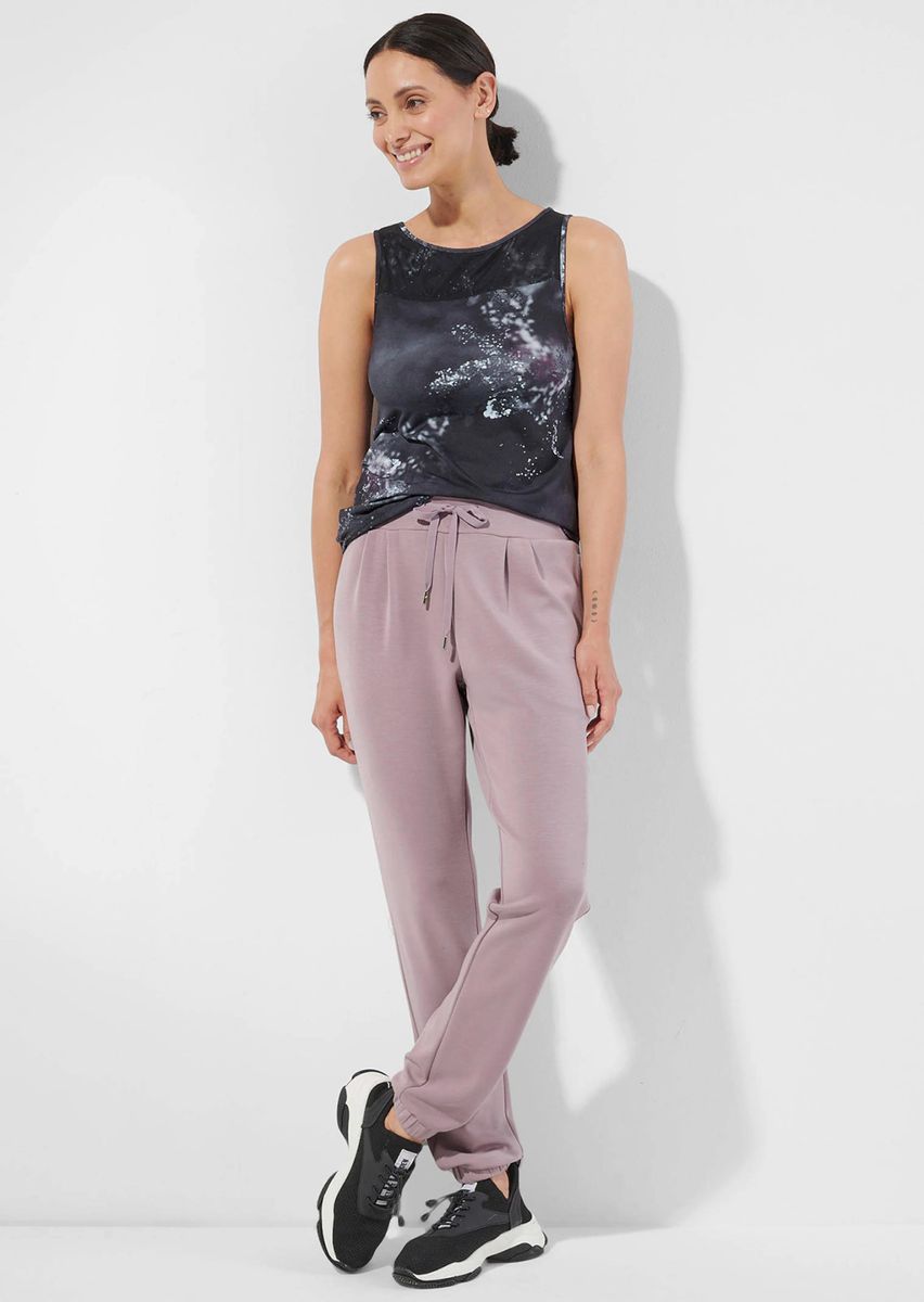 Figurbetontes Sport-Top mit Night-Print