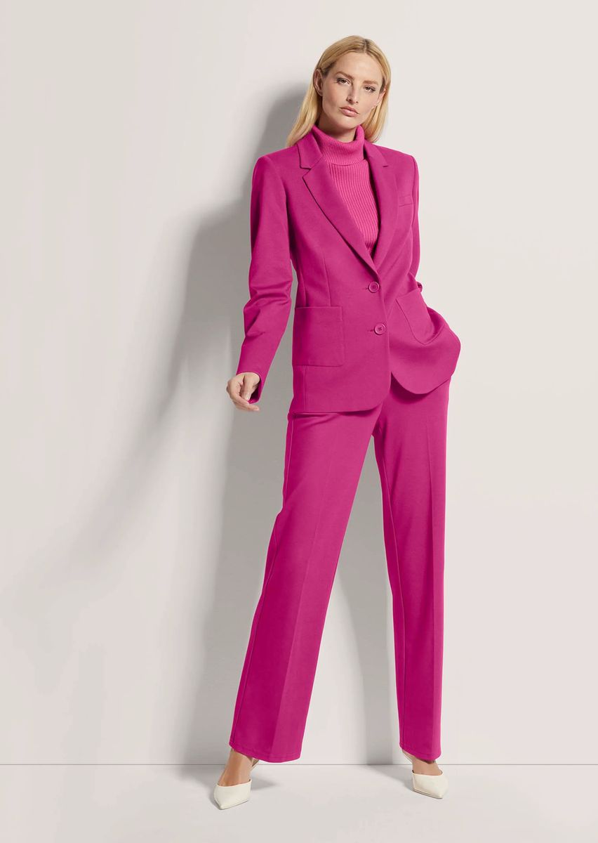 Lässiger Langer Jersey-Blazer
