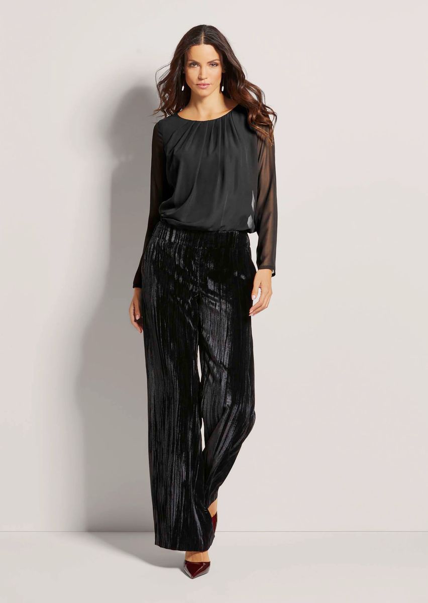 Elegante Schlupfhose mit weitem Bein