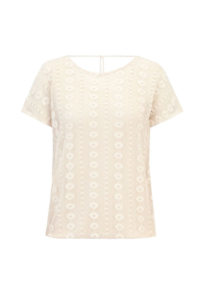 Häkelspitze Kurzarm Top