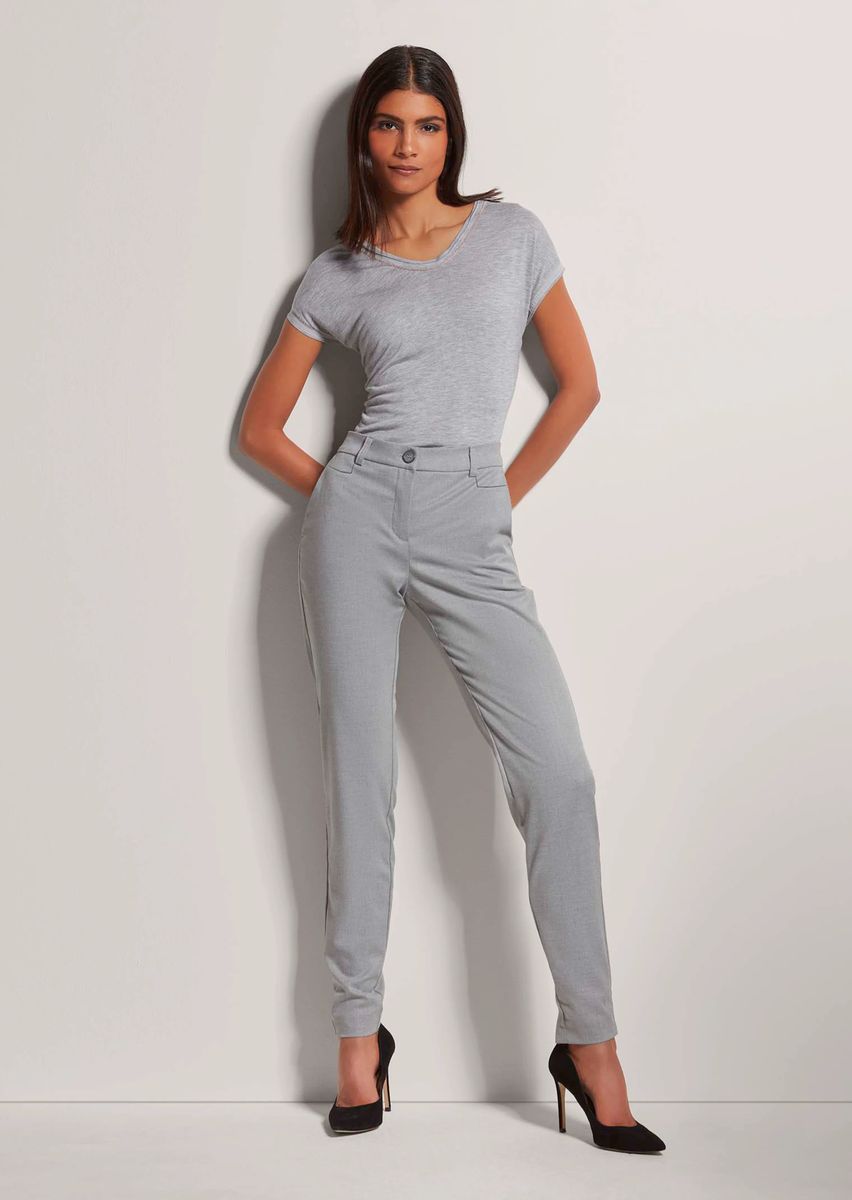 Klassische Slim-Fit Stretch-Hose