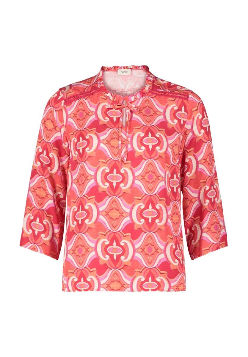 Bluse mit Grafikprint und 3/4-Ärmeln