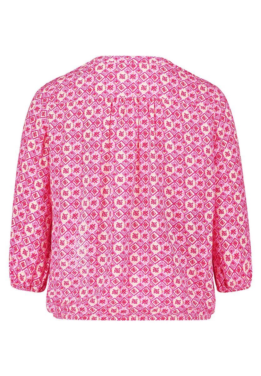 Bedruckte 3/4-Ärmel Bluse