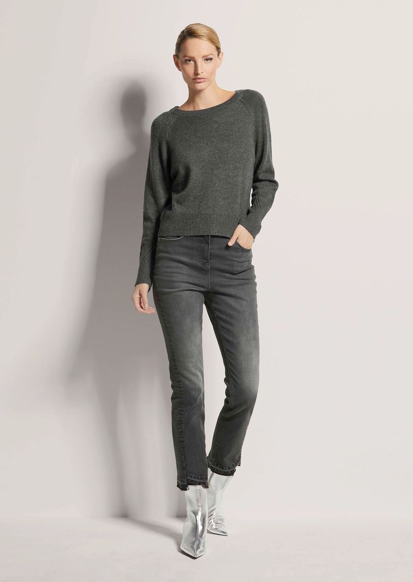 Raglan-Pullover aus Naturfasermischung