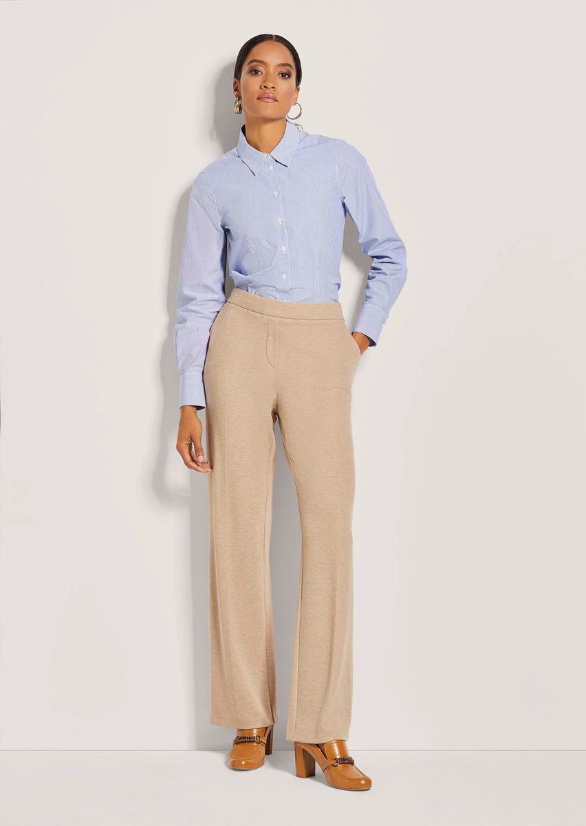 Elegante Schlupfhose mit weitem Bein