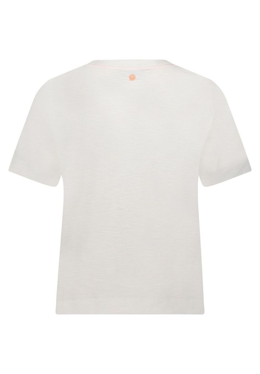 Locker geschnittenes Baumwoll-T-Shirt mit Grafikprint