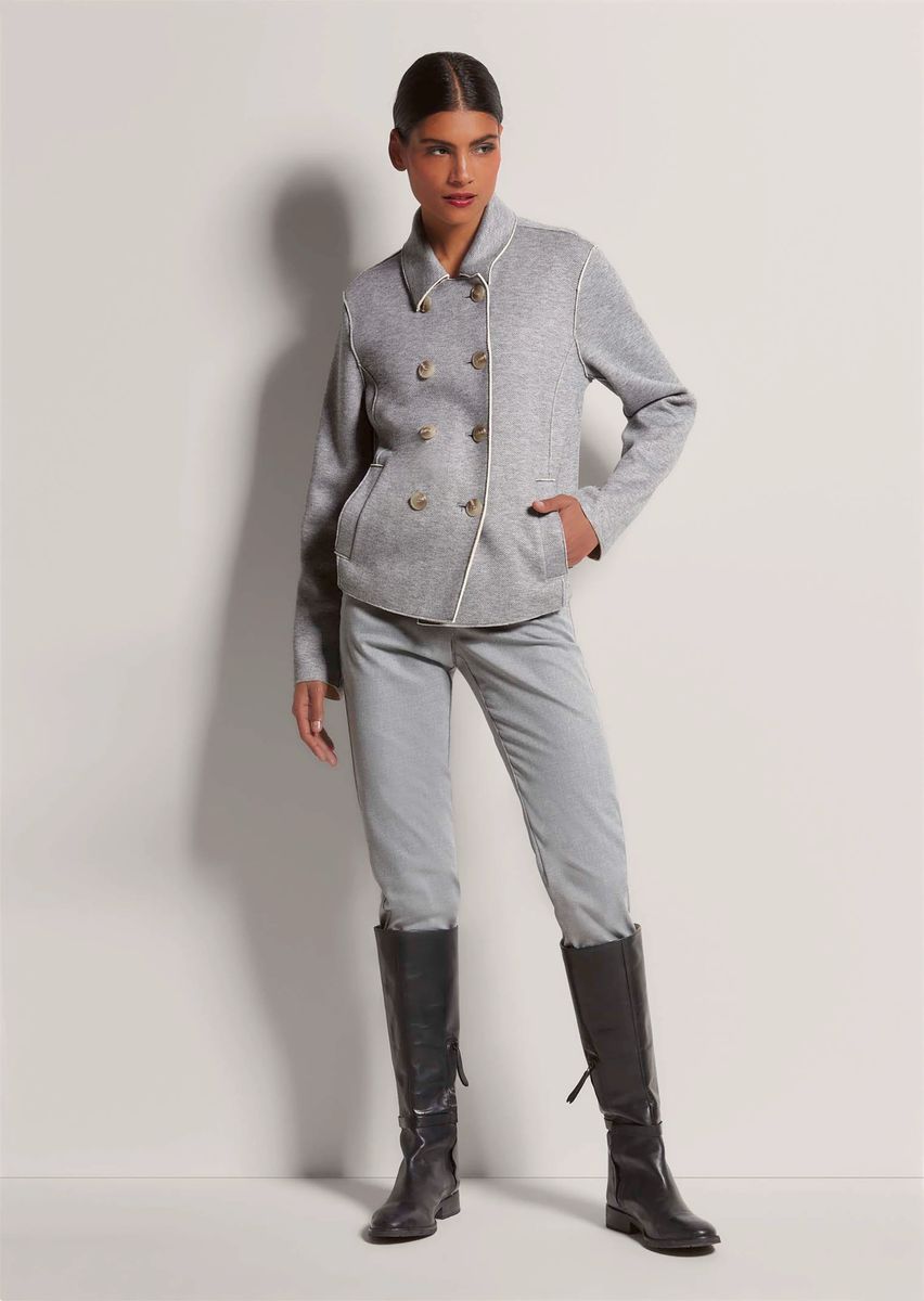 Zweireihiger Blazer in Doubleface-Qualität