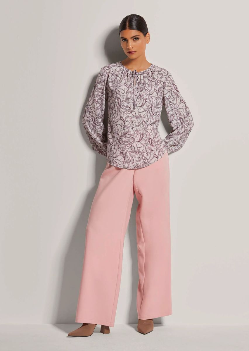 Georgette-Bluse mit Paisley-Print