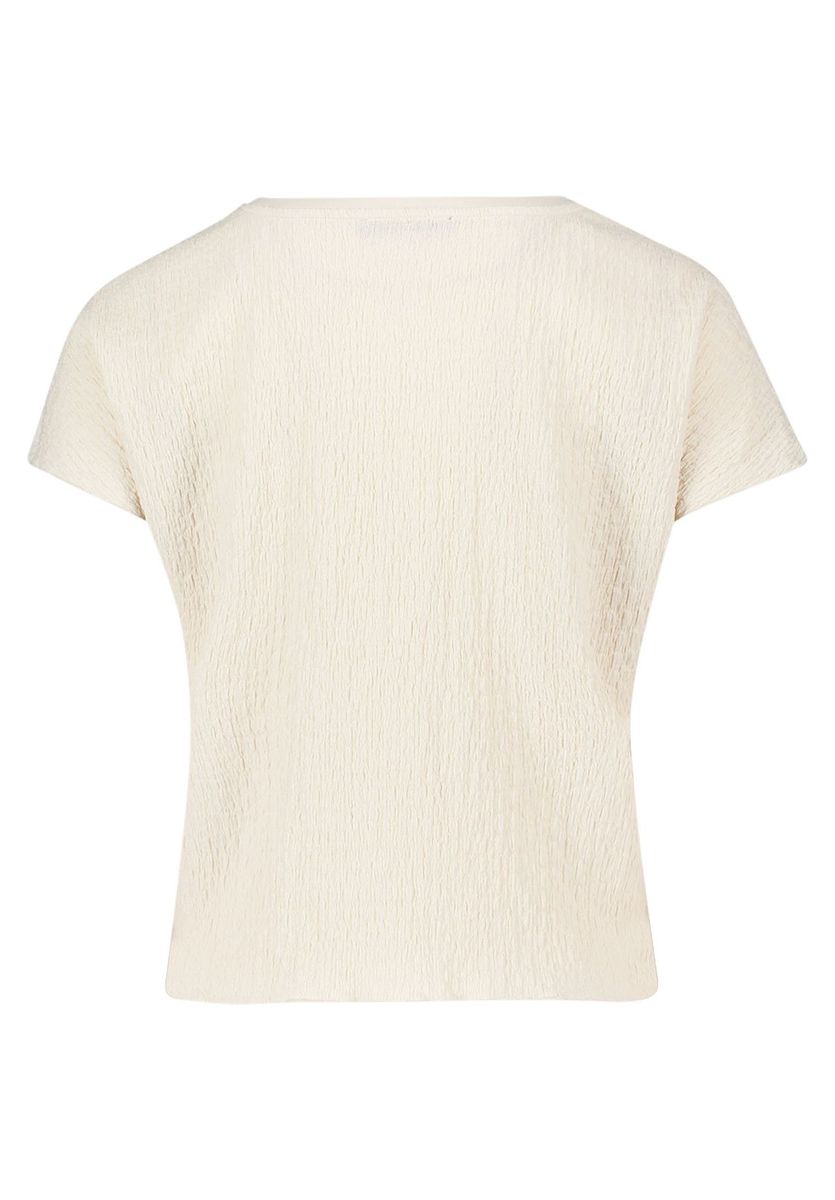 Strukturiertes, locker geschnittenes T-Shirt