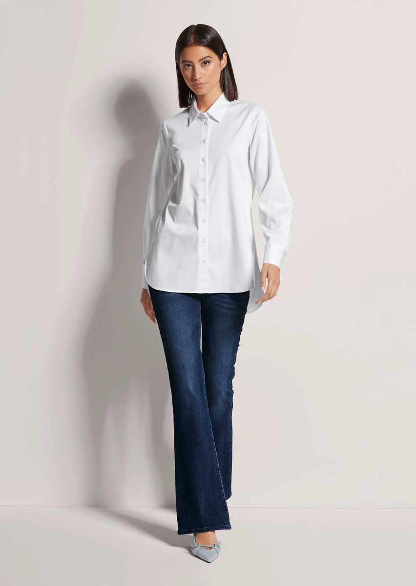 Oversize-Langbluse aus Baumwolle