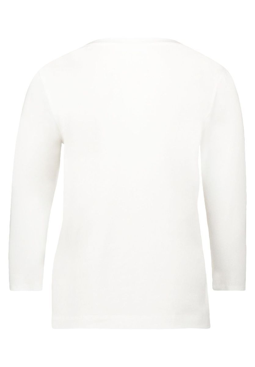 Lässiges Strickoberteil mit Grafikprint