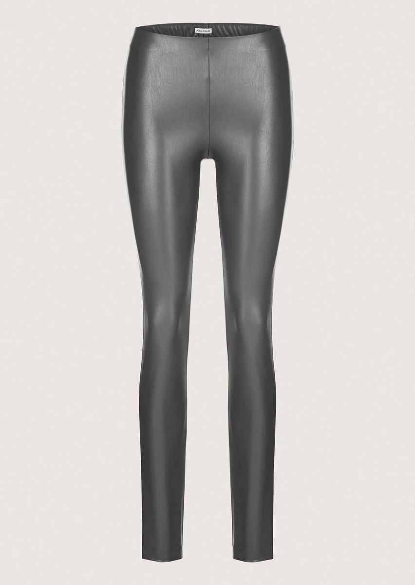 Schmale Leggings in edler Leder-Optik