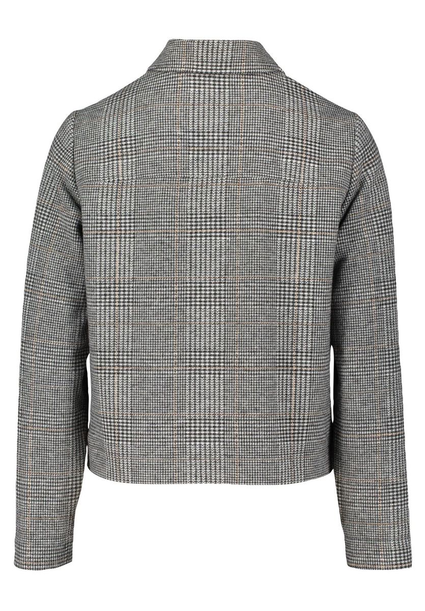 Karierte Freizeitjacke mit Taschen