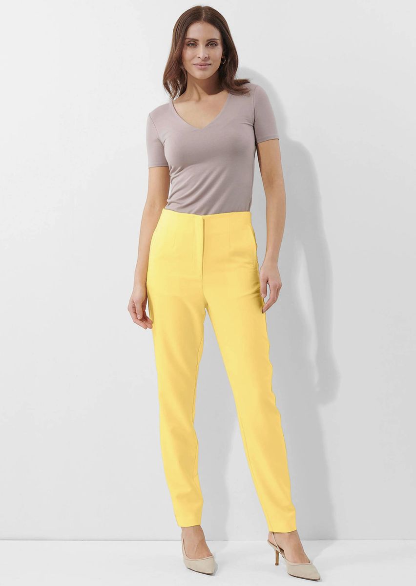 Schmale High-Waist Business-Hose