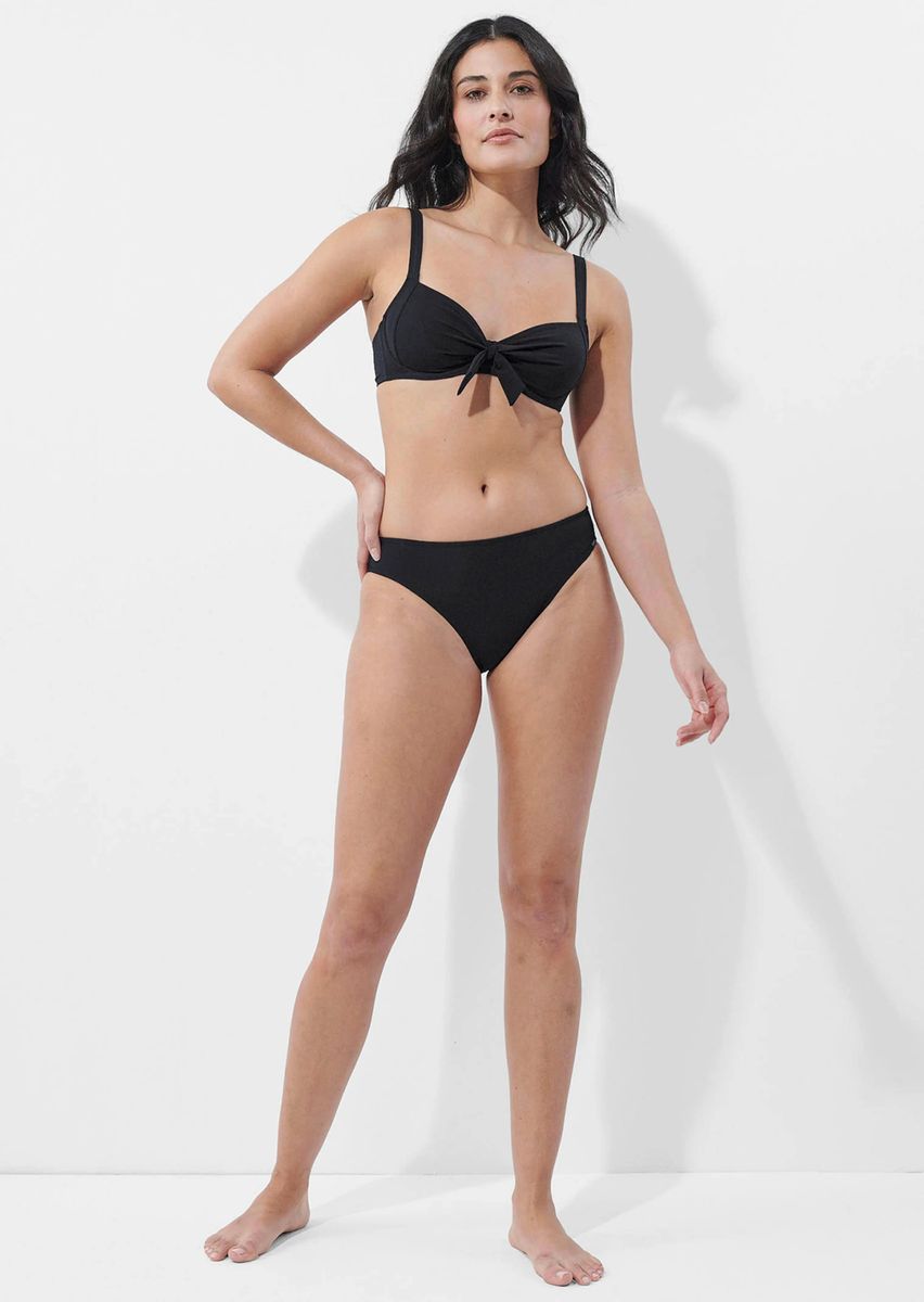 Minimalistische Bikinihose Hoher Beinausschnitt