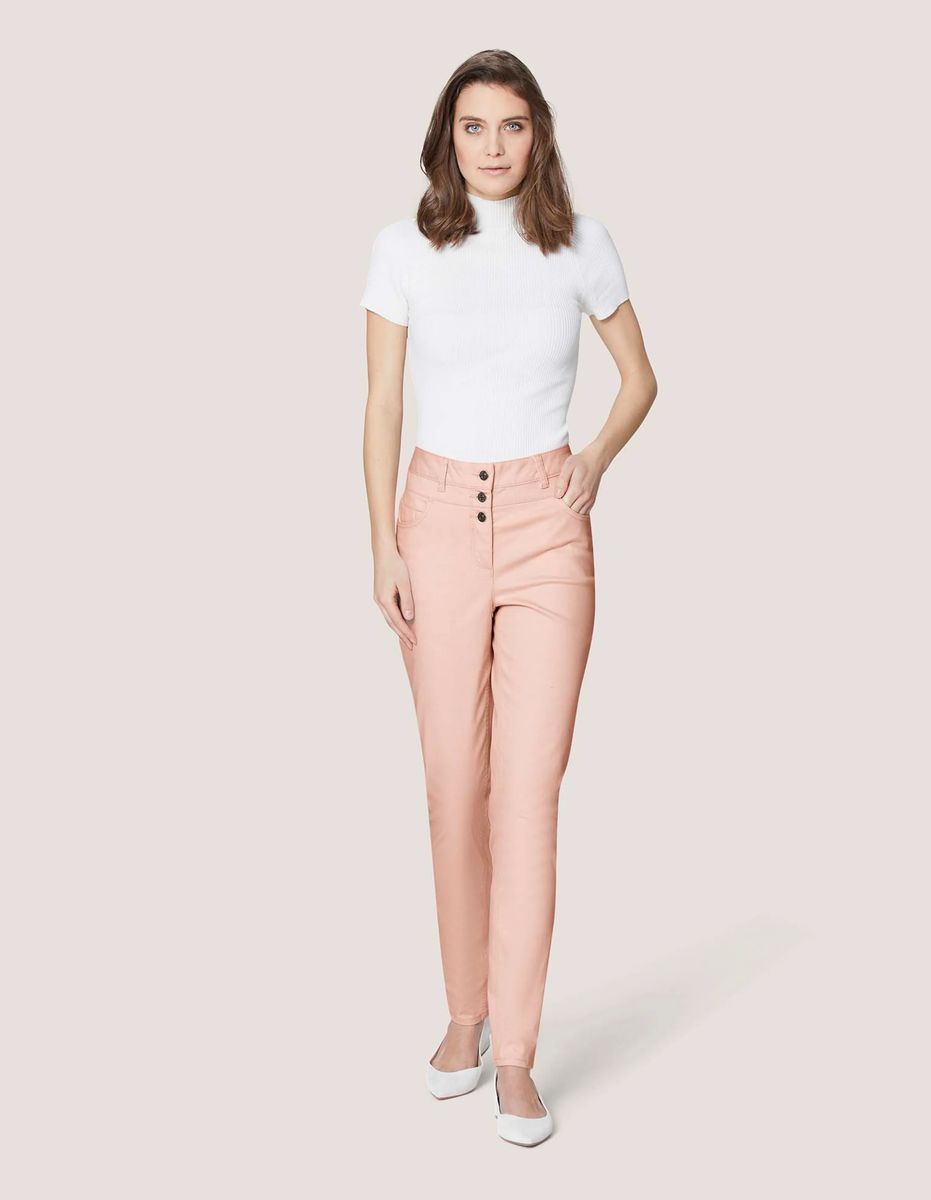 Highwaist-Skinny-Jeans aus Power-Stretch