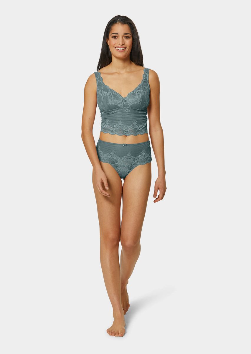 Romantisches Spitzenbustier mit Softcups