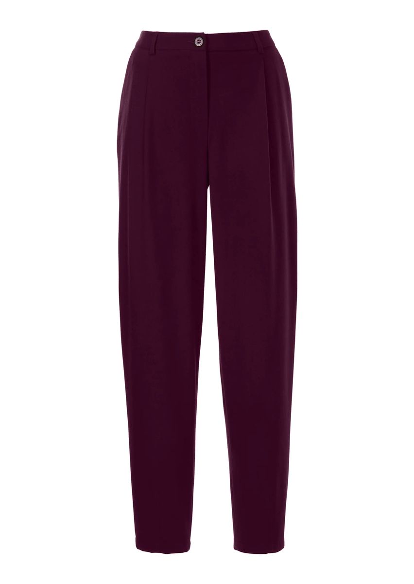 Elegante High-Waist Bundfaltenhose
