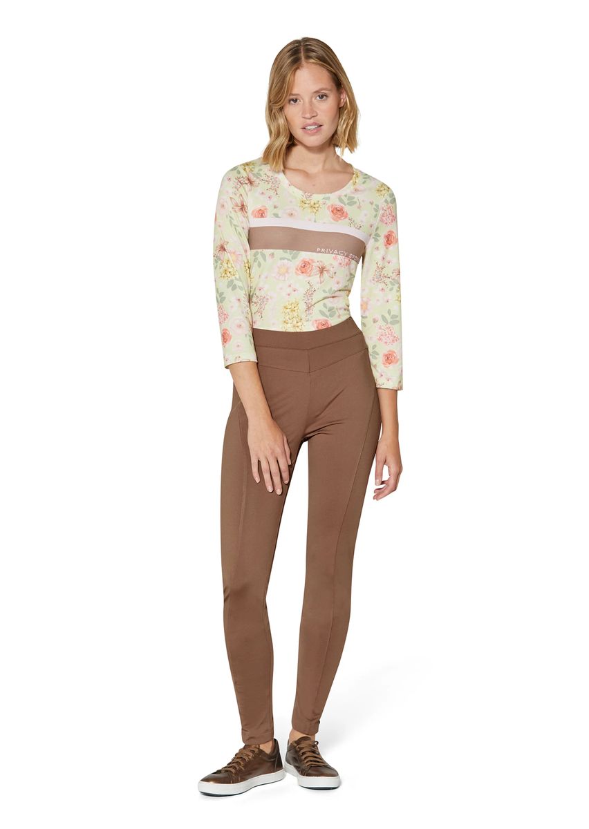 Hochwertige Stretch-Leggings mit Saumreißverschlüssen