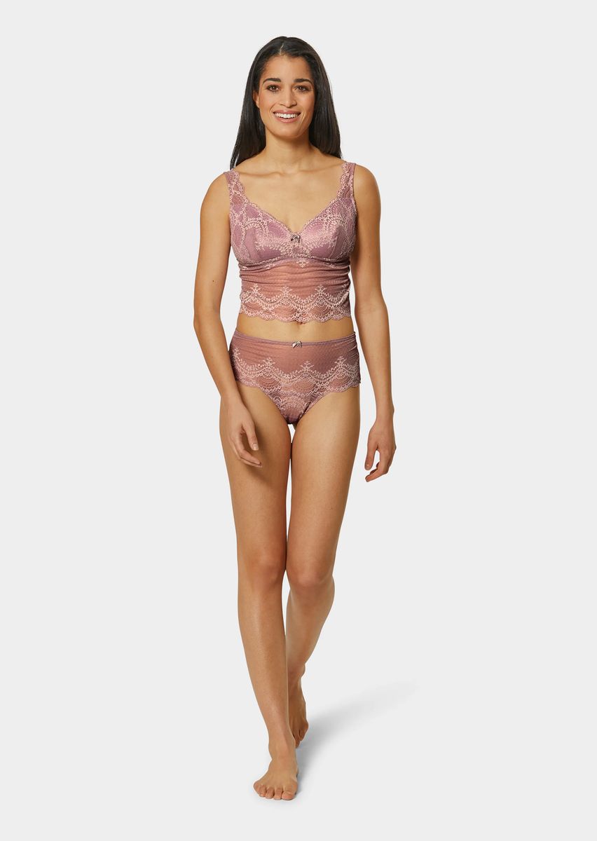 Zartes Langes Spitzenbustier