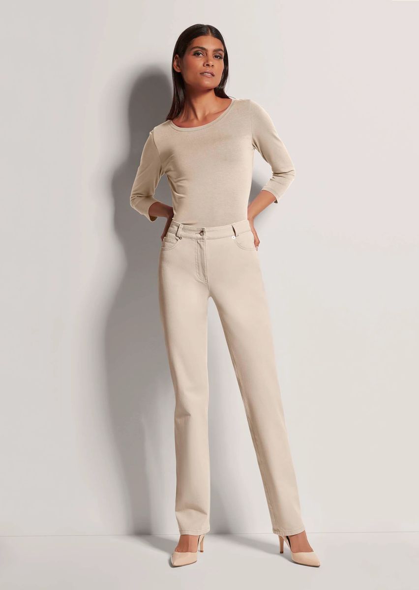 Five-Pocket-Jeans mit geradem Bein