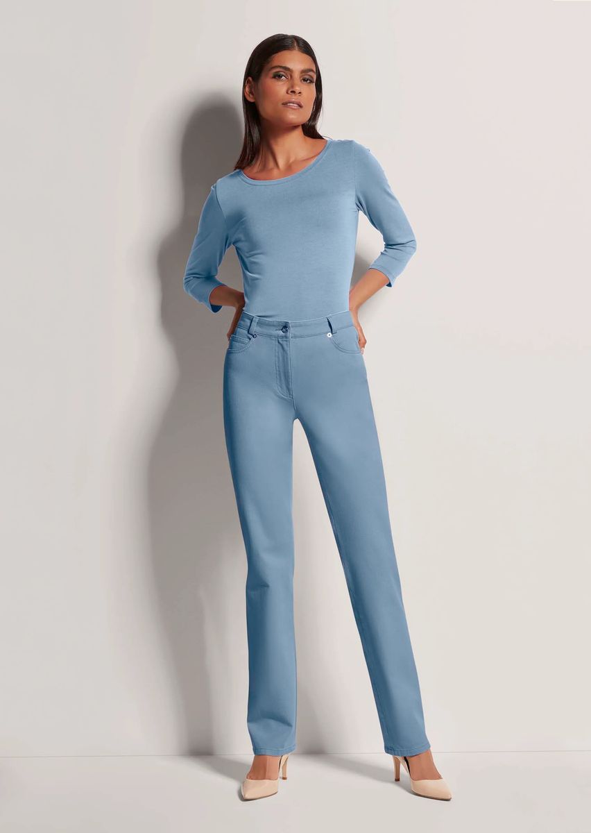 Zeitlose Jeans mit geradem Bein