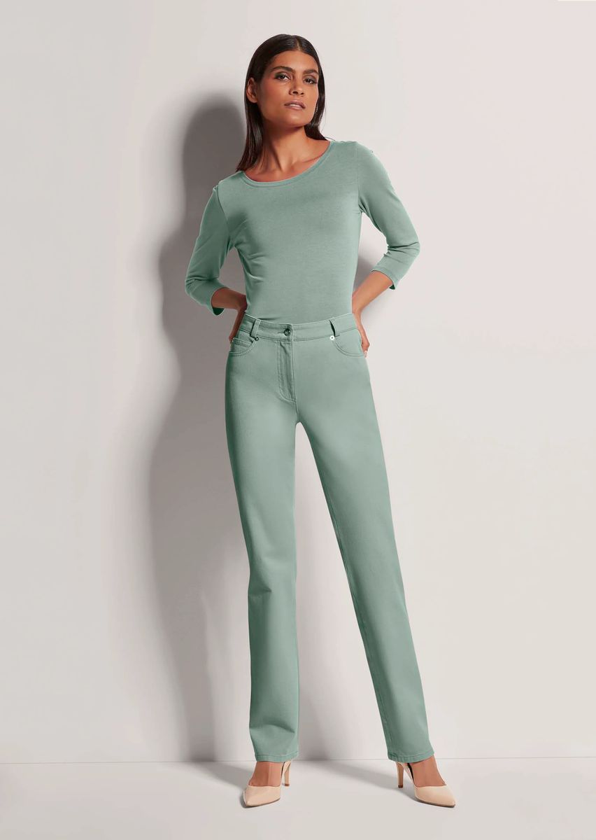 Five-Pocket-Jeans mit geradem Bein
