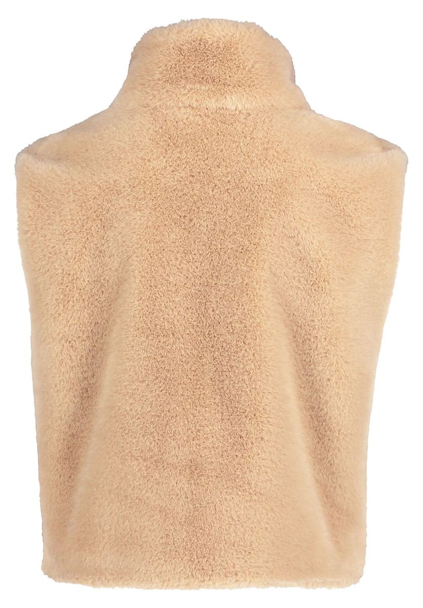 Plüsch Fleece Weste mit Reißverschluss