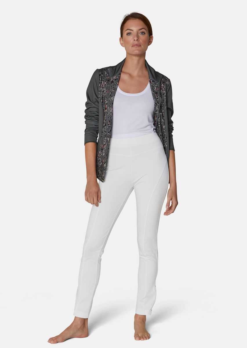Schmeichelhafte Leggings mit Saum-Zippern