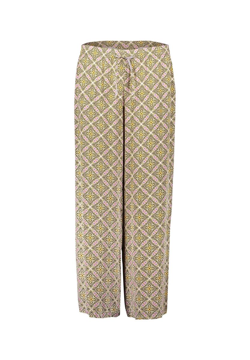 Palazzo-Loungewear-Hose mit Grafikmuster