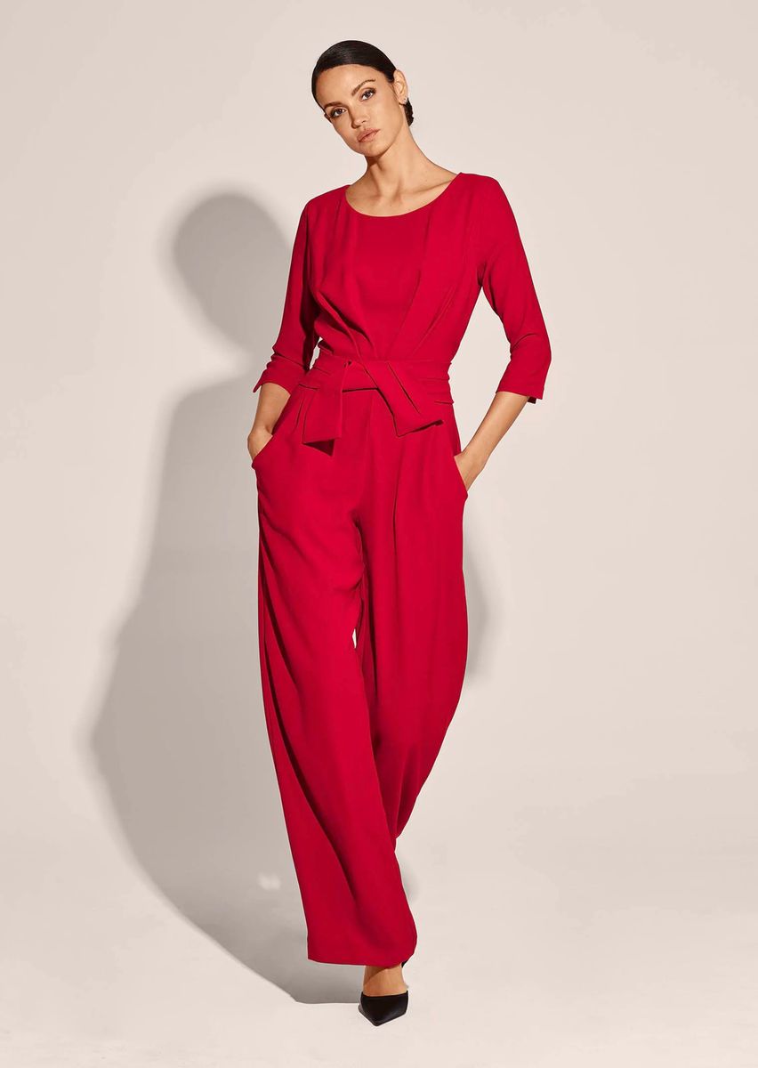 Eleganter Jumpsuit mit weitem Bein