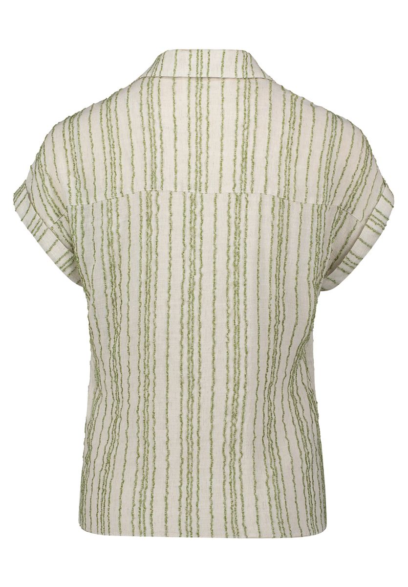 CARTOON Bluse, Knoten-Detail, für Damen, grün, 34