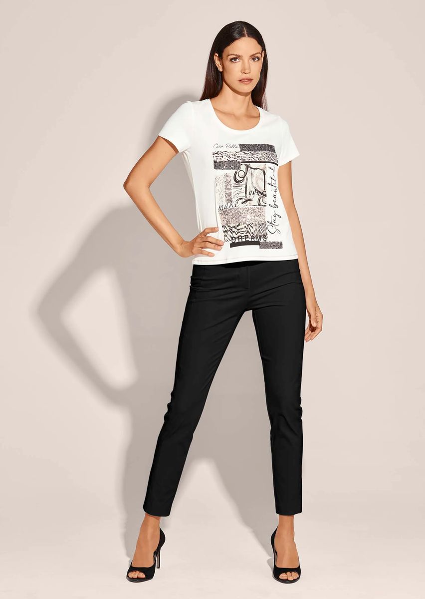 Schlanke Stretchhose mit Shaping-Effekt