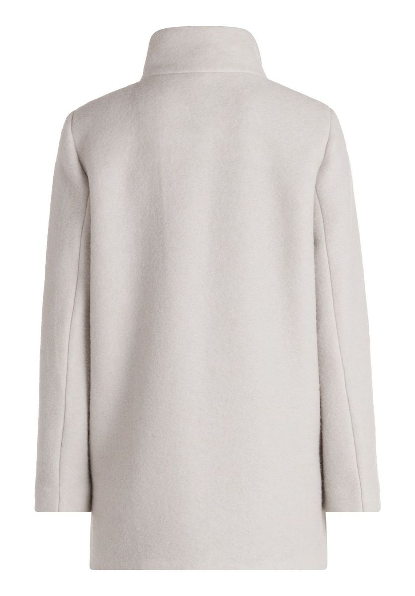 Eleganter Wollmantel mit Stehkragen