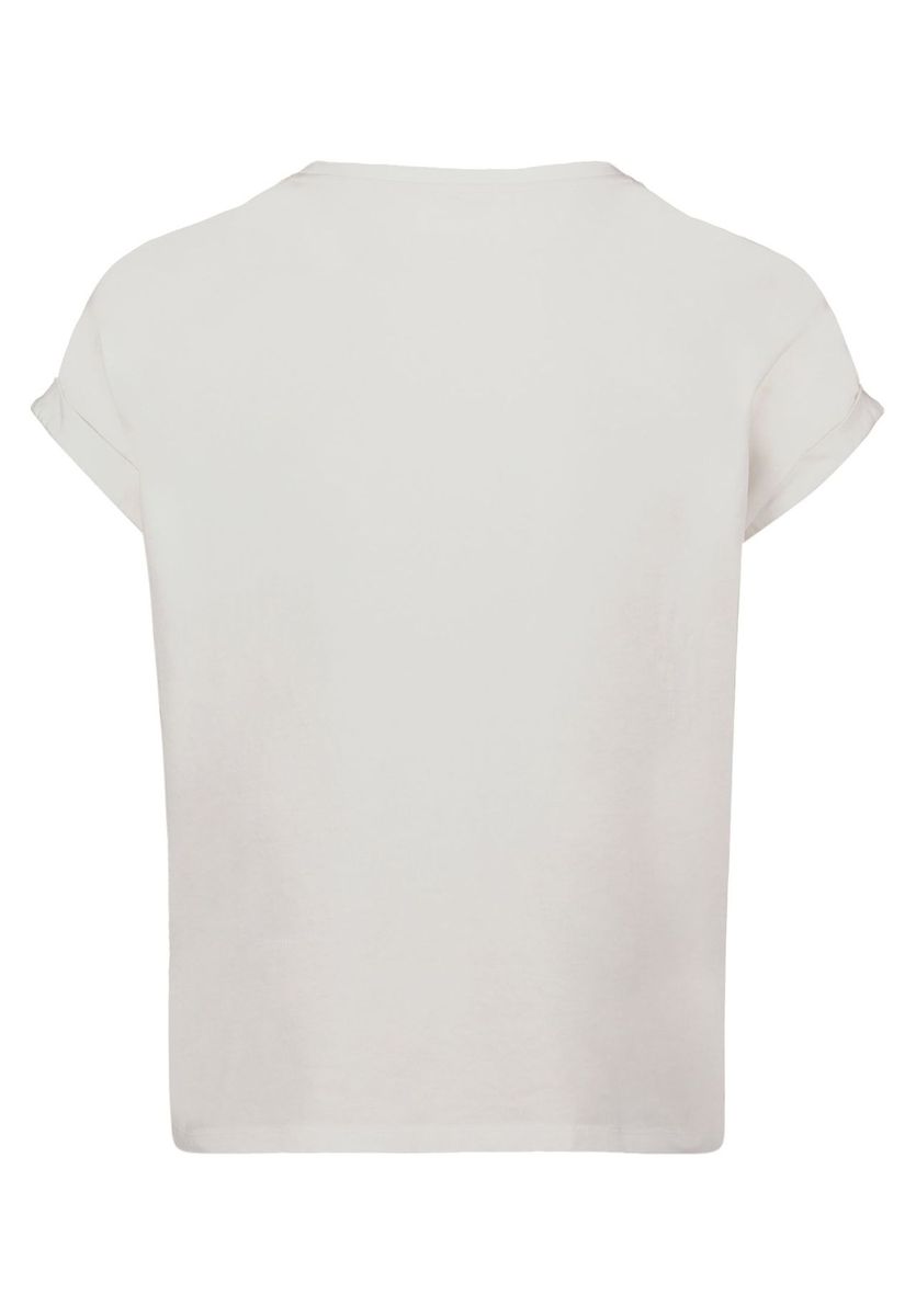 Baumwoll-T-Shirt mit Schmetterlingsprint