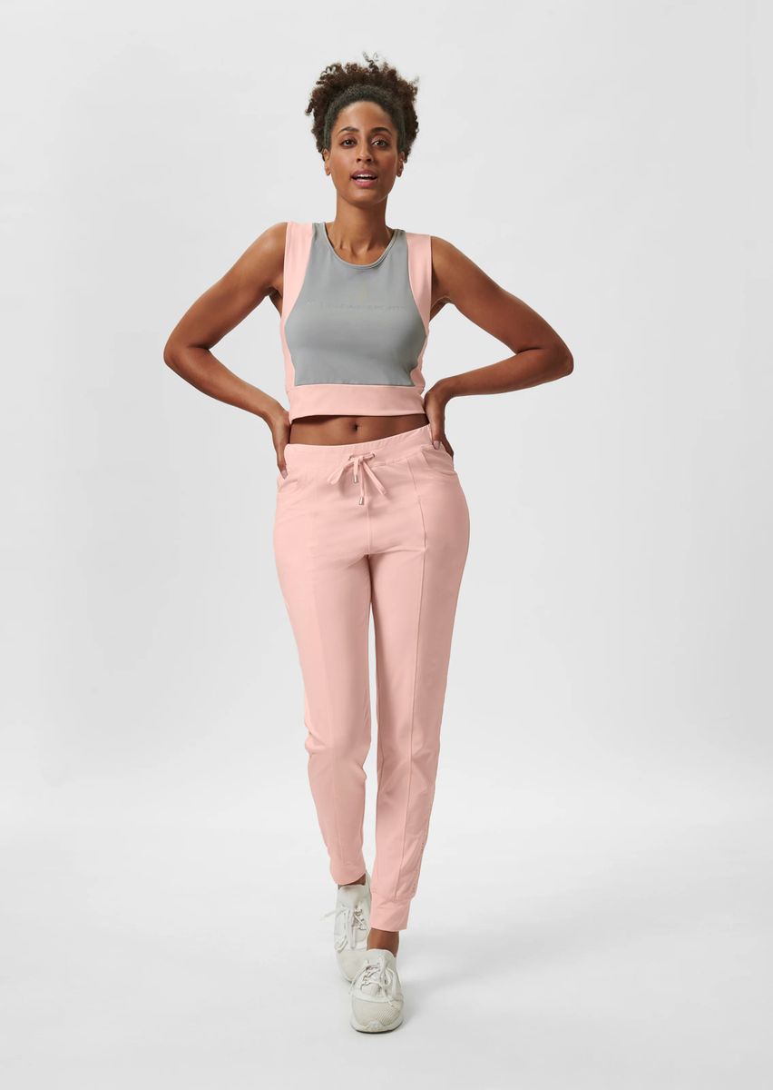 Zweifarbiges Sport-Bustier mit Kreuzrücken