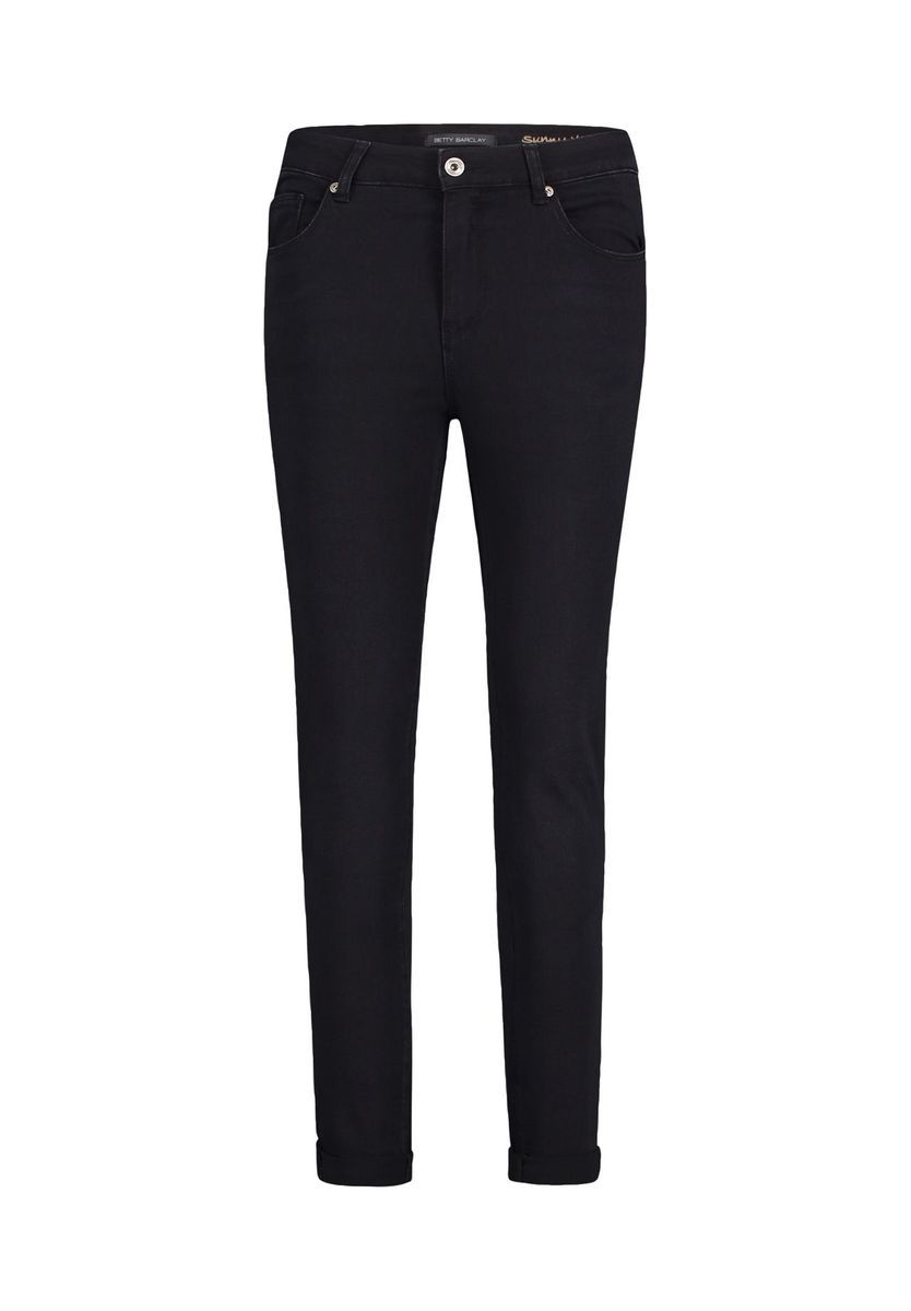 Schlanke schwarze Jeans