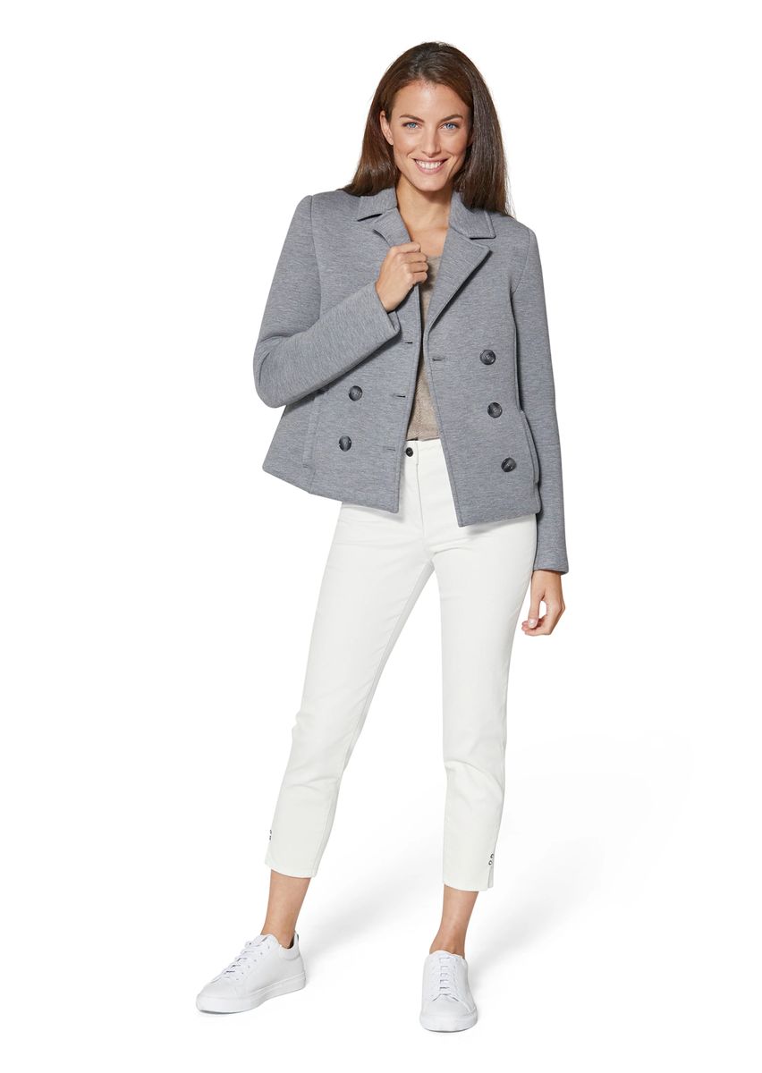 Schlanke 7/8-Jeans mit Strass-Dekor