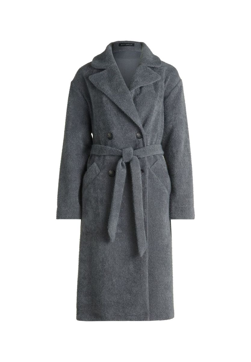 Mantel im Blazer-Stil mit Gürtel