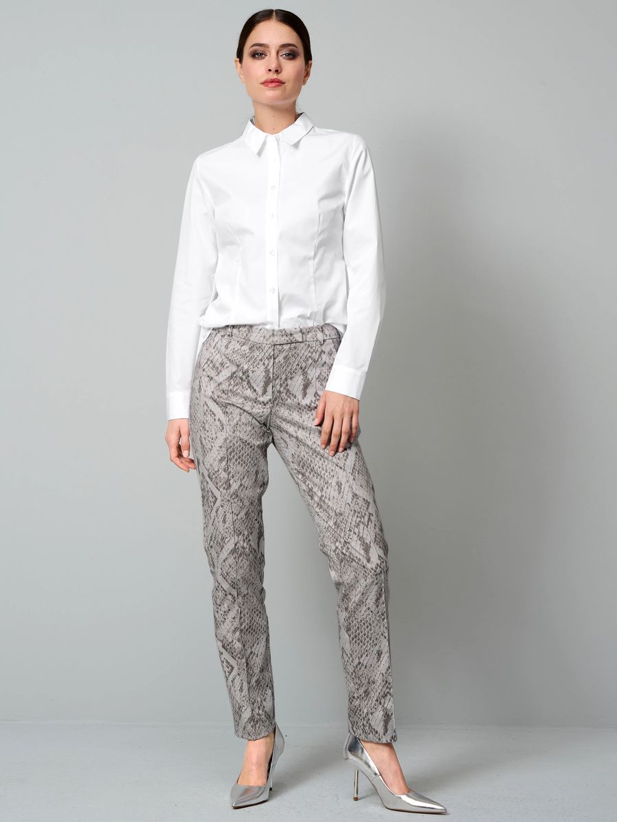 Skinny-Hose mit Schlangenprint