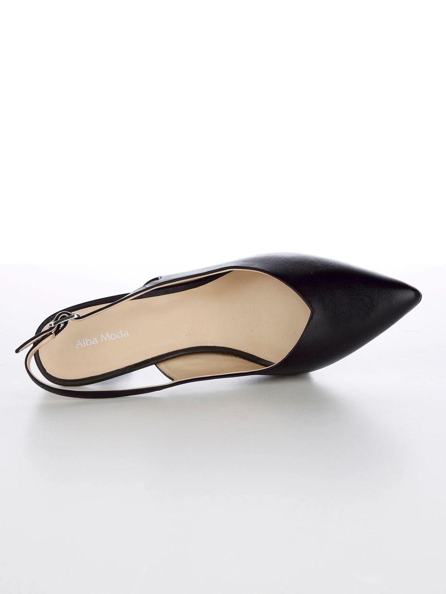 Elegante Slingpumps mit V-Ausschnitt